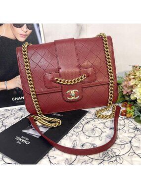 Chanel Double Flap Chain Shoulder Quilted